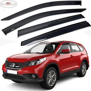 Купить Дефлекторы окон ветровики HIC для Honda CR-V 2017- Оригинал (HO86) 60527 Дефлекторы окон Honda