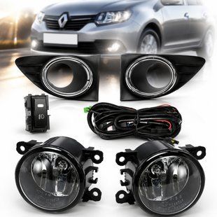 Buy Fog lights for Renault Logan / Sandero 2016- H11 with wiring 2 pcs (RN-846W) 8445 Fog lights model Foreign car