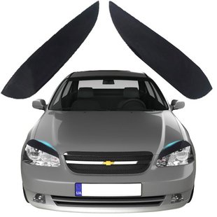 Купить Реснички фар для Chevrolet Lacetti 2003-2014 седан / универсал 2 шт Voron Glass 38844 Реснички - Защита фар