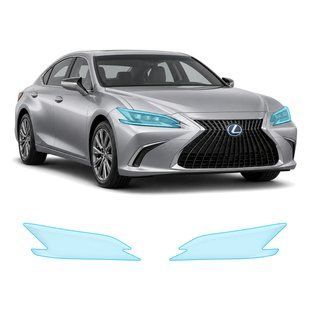 Купить Антигравийная защитная бронепленка по лекалам для Lexus ES XV70 2018- оптика (фары и ПТФ) 106128 Модельные лекала защитных пленок для Lexus