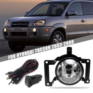 Купить Противотуманные фары для Hyundai Tucson 2004-2008 27W с проводкой Комплект (HY-298) 65505 Противотуманные фары модельные Иномарка