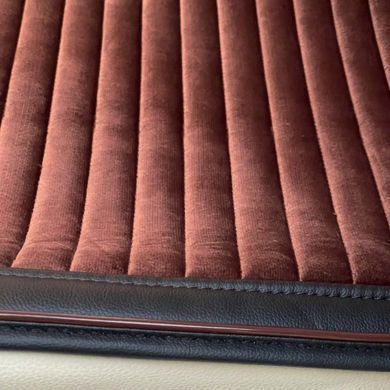 Buy Front seat cover Alcantara Napoli Premium Brown 1 pc 65612 Premium Seat Covers (Alcantara)