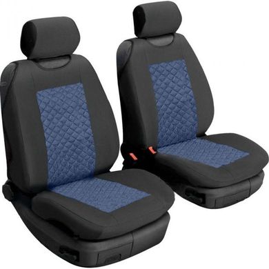 Купить Автомобильные чехлы для передних сидений Альтара Черно - Синие 23544 Майки для сидений закрытые