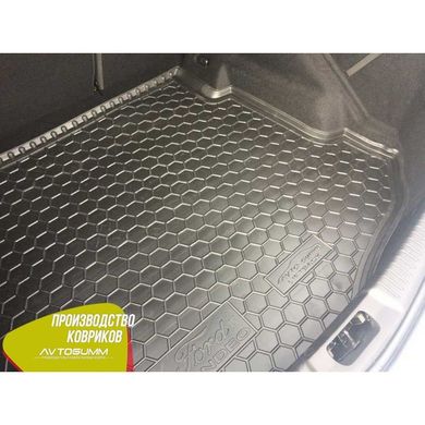 Купити Автомобільний килимок у багажник Ford Mondeo 4 2007- Hatchback з докаткою / Гумо - пластик 42052 Килимки для Ford
