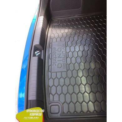 Купити Автомобільний килимок в багажник Hyundai IONIQ electric 2019,5- Гумо-пластик 42102 Килимки для Hyundai