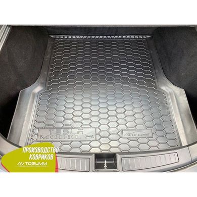 Купить Автомобильный коврик в багажник Tesla Model S 2012- / Резиновый (Avto-Gumm) 27820 Коврики для Tesla