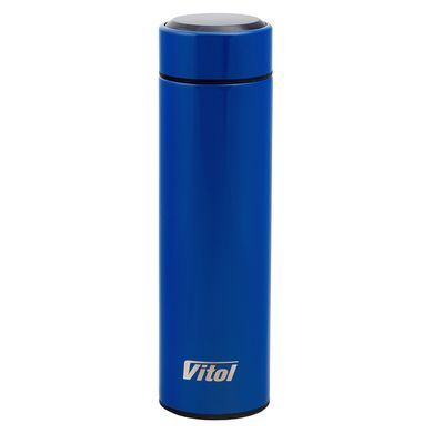 Buy Car thermal mug with thermometer Vitol 250 x 70 mm 500 ml (SX-W50) 102717 Teapots - Boilers - Thermoses - Thermoses