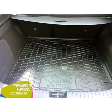 Купить Автомобильный коврик в багажник Hyundai IONIQ electric 2019,5- Резино - пластик 42102 Коврики для Hyundai