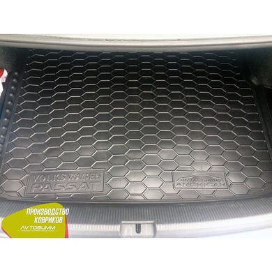 Купити Автомобільний килимок в багажник Volkswagen Passat B7 2011 - USA / Гумовий (Avto-Gumm) 27714 Килимки для Volkswagen