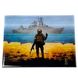 Купити Антиковзний килимок торпеди під телефон Російський Військовий Корабель... 200 х 150 мм (4 354) 58278 Антиковзні килимки на торпеду - 1 фото из 2
