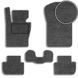 Купить Ворсовые коврики для BMW X3 (E-83) 2003-2010 с подпятником Серые 5 шт (Carrera) 80627 Коврики для Bmw
