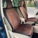 Buy Front seat cover Alcantara Napoli Premium Brown 1 pc 65612 Premium Seat Covers (Alcantara) - 5 photos from 8