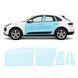 Buy Pre-cut paint protection film for Porsche Macan 95B 2014-2023 - doors and windows pillars 108325 Model-specific paint protection film patterns for Porsche