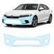 Buy Pre-cut paint protection film for Honda Civic XI 2021- front bumper 104682 Model-specific paint protection film patterns for Honda