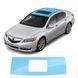 Купити Антигравійна захисна бронеплівка за лекалами для Acura RLX I 2014-2017 - зона даху 102958 Модельні лекала захисних плівок для Acura