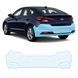 Купити Антигравійна захисна бронеплівка за лекалами для Hyundai Elantra AD facelift 2019-2020 - задній бампер 104883 Модельні лекала захисних плівок для Hyundai
