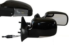 Купить Зеркала автомобильные боковые для Ваз 2108-2115 с LED поворотом / складываются / Черный глянец 2 шт 24367 Зеркала  Боковые  универсальные Тюнинг