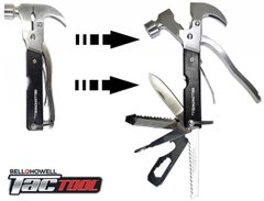 Купить Молоток "Bell HOWell Tac Tool" 18in1 (для разбития стекла/ножи/плоскогубцы) 24032 Знаки Аварийные, молоток для разбития стекла