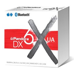 Купити Охоронна сигнализация DX 6 XUA "PANDORA" BLUETOOTH, CAN, мобільний додаток, датчик удару 39046 Сигналізація