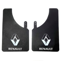 Купить Брызговики универсальные Renault надпись и лого 440 x 270 мм Speed Master 2 шт 23376 Брызговики универсальные с логотипом моделей
