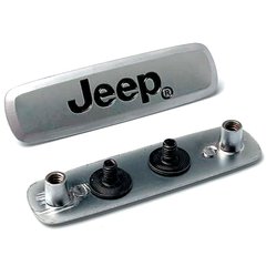 Купити Емблема шильдик Jeep для автомобільних килимків Алюміній 1 шт 65667 Емблеми шильдики Підп'ятники для автокилимків