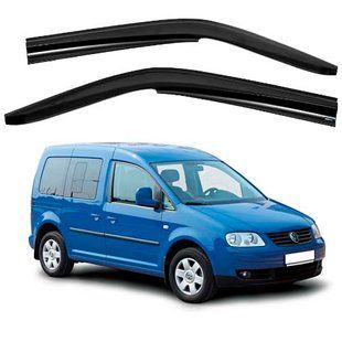 Купить Дефлекторы окон ветровики Volkswagen Caddy 2004-2020 перед скотч SunPlex (SP-S-10) 63287 Дефлекторы окон Volkswagen