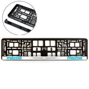 Купити Рамка номера для Mazda Морозостійка Кольоровий Логотип (Avtovin) 86723 Рамка номера - Модельні написи