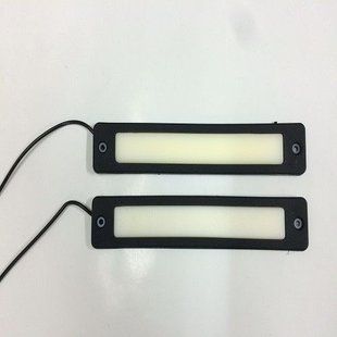 Купить Дневные ходовые огни ДХО гибкие на скотче 12v / 19 см / Яркие / Белые 2 шт (№20) 8373 Дневные Ходовые Огни (ДХО)