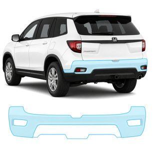 Buy Pre-cut paint protection film for Honda Passport III 2019-2021 - rear bumper 104751 Model-specific paint protection film patterns for Honda