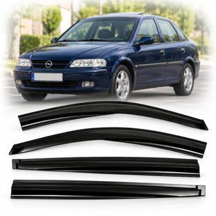 Купить Дефлекторы окон ветровики Opel Vectra B 1996-2003 седан SunPlex SP-S-84 на скотче, 4 шт. 112178 Дефлекторы окон Opel
