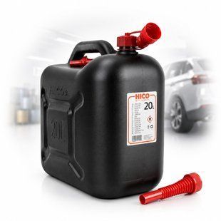 Купити Каністра 20л Пластик HDPE Щільна Для Нафти Продуктів З Лійкою (KAN003) 110430 Каністри