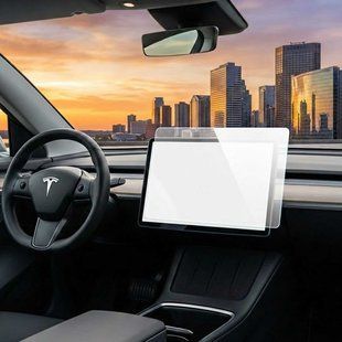 Купить Стекло защитное для Дисплея Tesla Model 3 2017- антибликовое покрытие 1 шт 100675 Модельные защитные пленки для салона авто