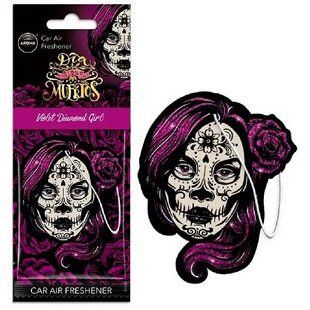 Buy Car Air Freshener Aroma Car Cellulose Dia De Los Muertos Skull With A Pipe (10381) 74339 Hanging air fresheners