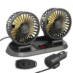 Buy Car Fan Lider 12-24V Remote Temperature Rotation Angle 360 (F411) 60815 Fans and heaters for cars