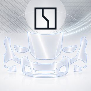 Buy Pre-cut paint protection film for Zeekr 001 I 2021- front end 110288 Model-specific paint protection film patterns for Zeekr
