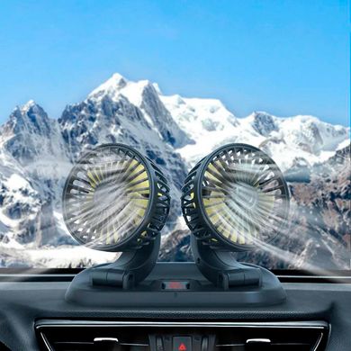 Купити Автомобільний вентилятор Lider 12-24V Пульт Температура Кут Повороту 360 (F411) 60815 Вентилятори та тепловентилятори для авто