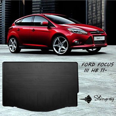 Купить Автомобильный коврик в багажник для Ford Focus III 2011-2018 29806 Коврики для Ford