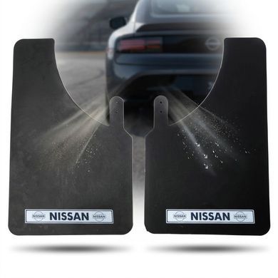 Купить Брызговики универсальные Nissan 385 x 240 мм Speed Master 2 шт 23476 Брызговики универсальные с логотипом моделей