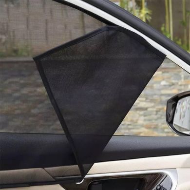 Купити Сонцезахисні шторки для вікон автомобіля на Магнітах 1 шт (750 x 500 x 200 мм F Коса) 42623 Шторки сонцезахисні для вікон авто