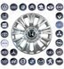 Buy Wheel cap with emblem Honda SKS424 R16 gray logo choice 4 pcs 21942 16 SKS - 2 photos from 5