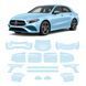 Купити Антигравійна захисна бронеплівка за лекалами для Mercedes-Benz CLS C257 facelift 2021-2023 - повний кузов 106749 Модельні лекала захисних плівок для Mercedes-Benz
