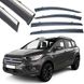Купить Дефлекторы окон ветровики Benke для Ford Kuga / Escape 2013-2019 Хром Молдинг Нержавейка 3D (BFDYH1323-W/S) 62336 Дефлекторы окон Ford - 1 фото из 10