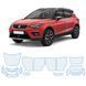 Купить Антигравийная защитная бронепленка по лекалам для Seat Arona I 2017- полный кузов 108681 Модельные лекала защитных пленок для Seat