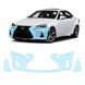 Купити Антигравійна захисна бронеплівка за лекалами для Lexus IS XE30 facelift 1 2017-2020 - передній бампер 106194 Модельні лекала захисних плівок для Lexus