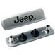 Купить Эмблема шильдик Jeep для автомобильных ковриков Алюминий 1 шт 65667 Эмблемы шильдики Подпятники для автоковриков - 1 фото из 3