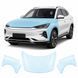 Купити Антигравійна захисна бронеплівка за лекалами для BYD Song Plus I facelift 2023- капот і передні крила 103255 Модельні лекала захисних плівок для BYD