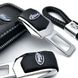 Купить Автонабор №10 для Ford / Заглушки ремня безопасности с логотипом / Брелок и чехол для ключей / Кожа Наппа 38720 Подарочные наборы для автомобилиста - 2 фото из 2