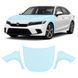 Buy Pre-cut paint protection film for Honda Civic XI 2021- hood + front fenders 104683 Model-specific paint protection film patterns for Honda