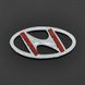 Купить Эмблема для Hyundai 80 x 41 мм Aceent 3M скотч 21524 Эмблемы на иномарки - 2 фото из 2