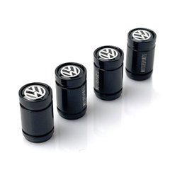 Купить Защитные колпачки на ниппеля Volkswagen Черные 4 шт 57487 Защитные колпачки на ниппеля